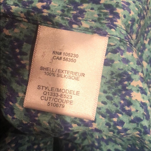 Equipment Blaise Silk Blouse in Blue Jade - Picture 8 of 8